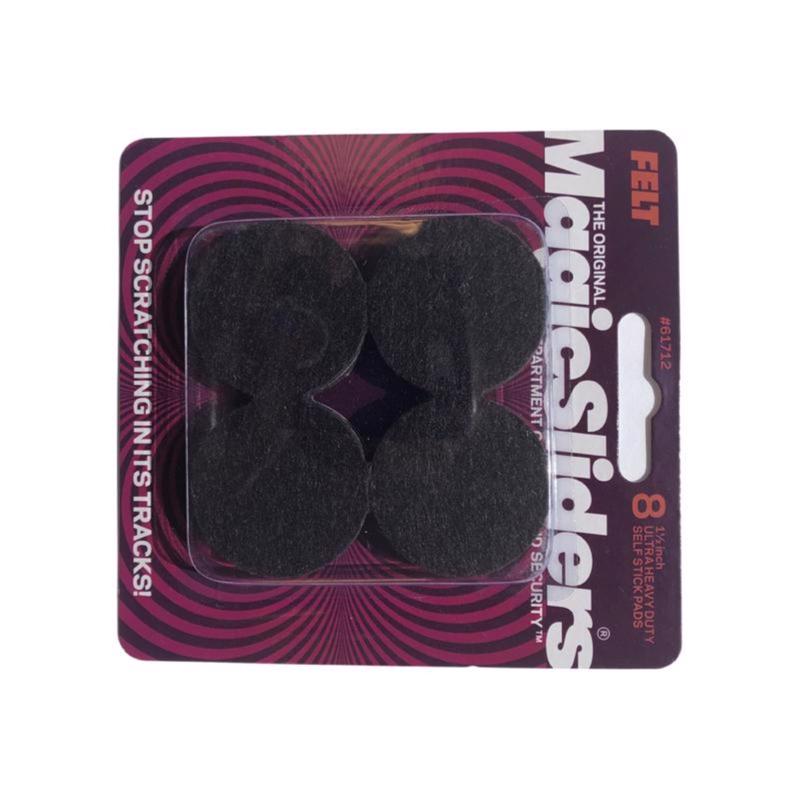 PADS FELT BRN 1-1/2" 8PK