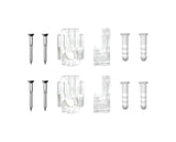 MIRROR CLIP W/ANCR 3/16"