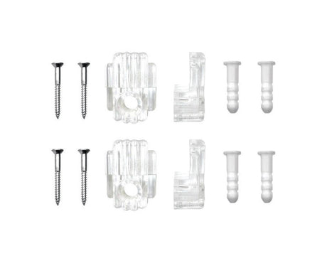 MIRROR CLIP W/ANCR 3/16"