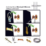 Hangman Hanger Picture Hanging Kit 100 lb 45 pc