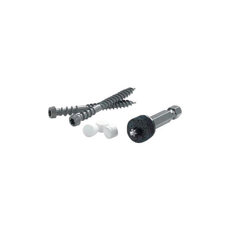 FastenMaster Cortex No. 9 X 2-3/4 in. L Square Trim Head Trim Screws with Plugs 1 pk