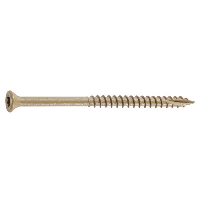 FastenMaster GuardDog No. 10 X 3 in. L Gold Phillips/Square Bugle Head Deck Screws 350 pk