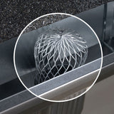 Amerimax 3.5 in. W X 3.5 in. L Gray Aluminum Gutter Strainer