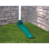 Frost King Drain Away 0.1 in. H X 7.25 in. W X 12 ft. L Green Vinyl Downspout Extension