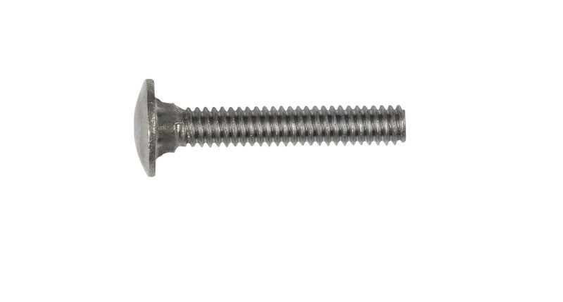 BOLT CARRIAG1/4X1-1/2"SS