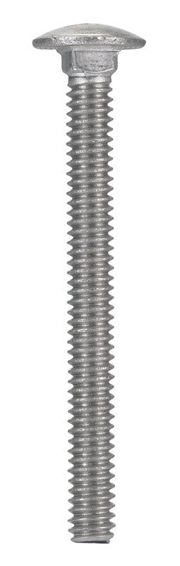 BOLT CARRIAG1/4X2-1/2"SS