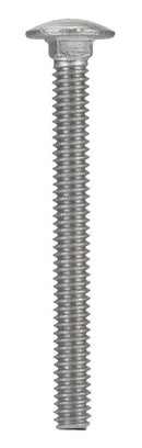 BOLT CARRIAG1/4X2-1/2"SS