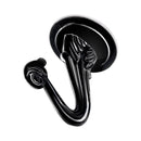 OOK Medium Black Steel 1-1/2 in. L Swag Hook 30 lb 2 pk