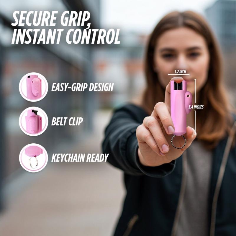 Guard Dog Security Accufire Pink Plastic Pepper Spray