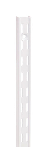 BRACKET DBL SLOT WHT 78"