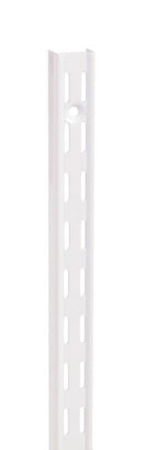 BRACKET DBL SLOT WHT 78"