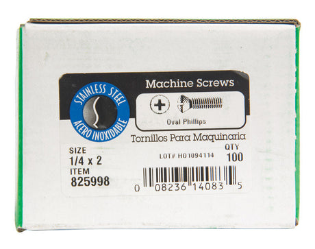 SCRW MCH POH1/4-20X2B100