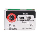 Hillman 1/4 in. Stainless Steel USS Hex Nut 100 pk