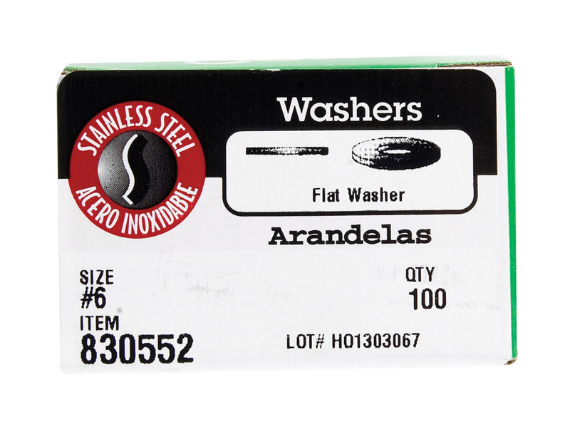 WASHER FLAT SS