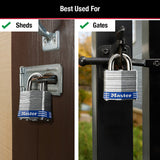 Master Lock 1-5/16 in. H X 1-5/8 in. W X 1-1/2 in. L Steel Double Locking Padlock Keyed Alike