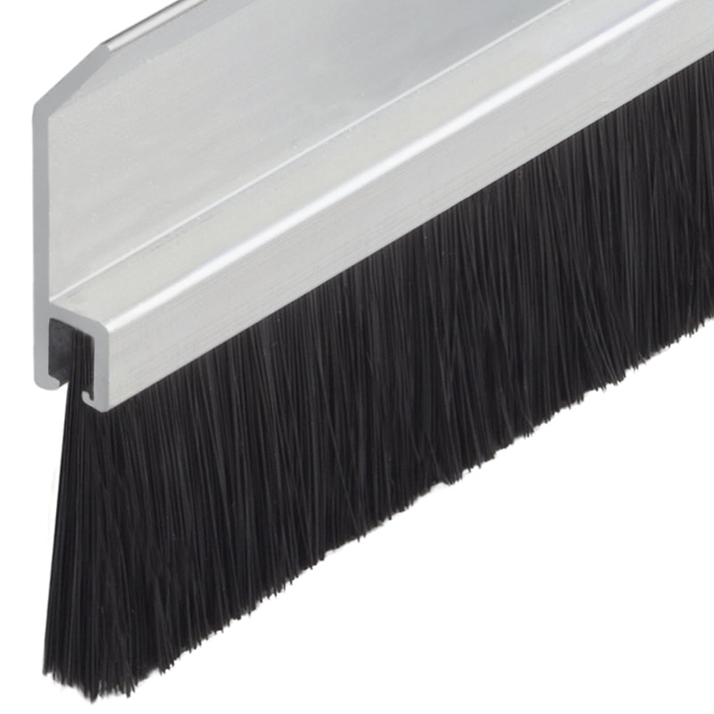 M-D Silver/Brown Vinyl Brush Sweep For Door Bottom 36 in. L X 2-1/4 in.