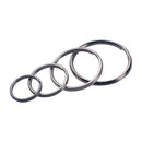 HILLMAN Tempered Steel Assorted Split Rings/Cable Rings Key Ring