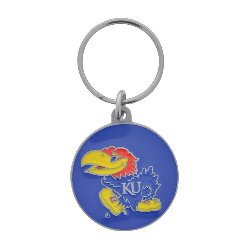 HILLMAN NCAA Tempered Steel Blue Split Ring Keychain