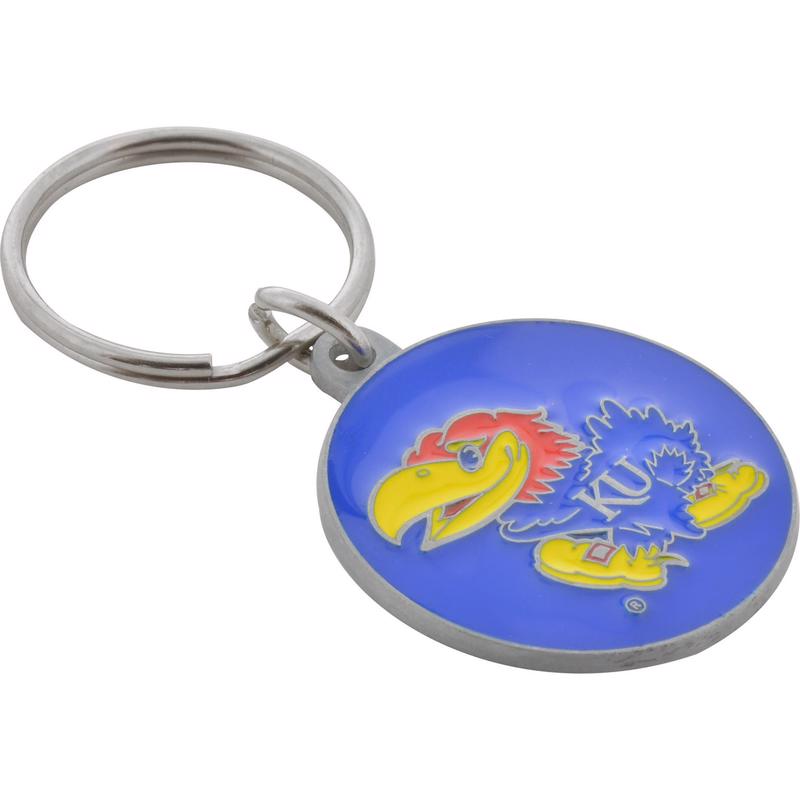 HILLMAN NCAA Tempered Steel Blue Split Ring Keychain