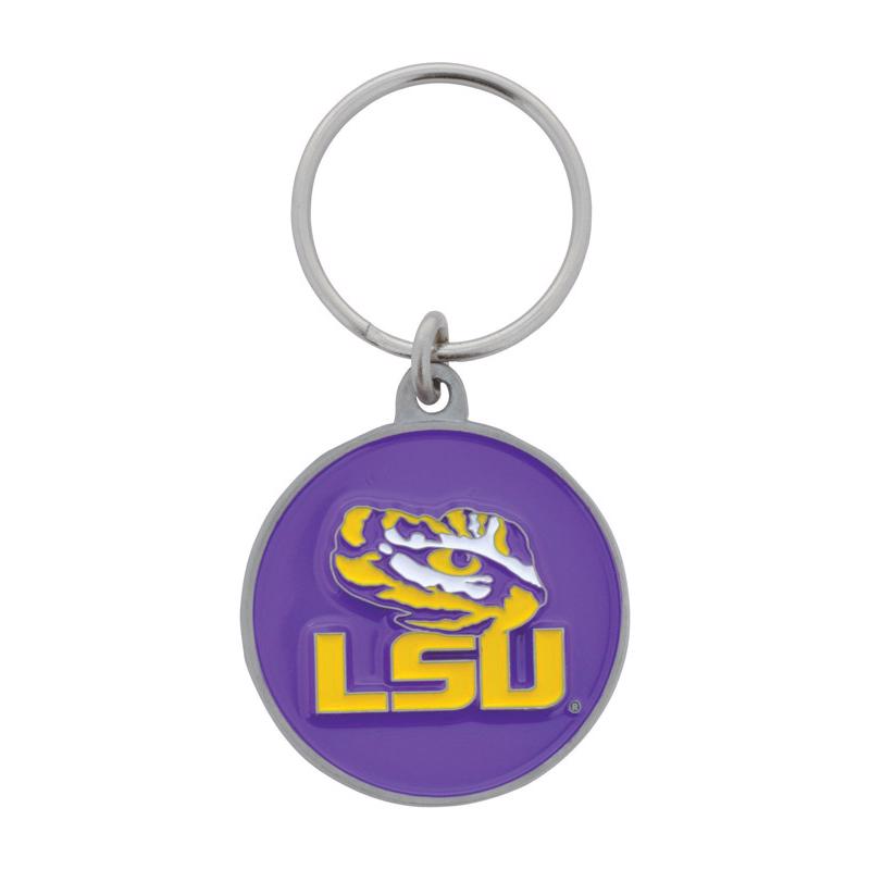 HILLMAN NCAA Tempered Steel Purple Split Ring Keychain