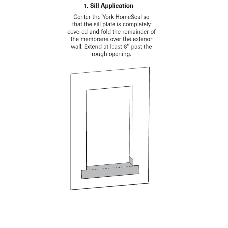 York HomeSeal 9 in. W X 900 in. L Asphalt/Polyethylene Flashing Black