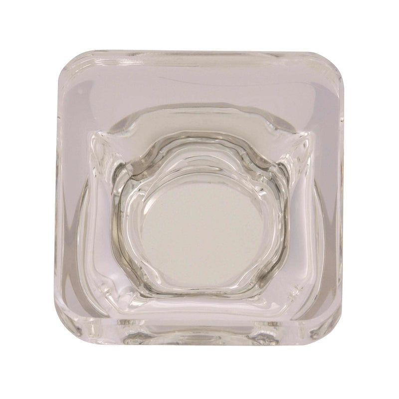 Amerock Glacio Transitional Square Cabinet Knob 1-5/16 in. Polished Nickel 1 pk