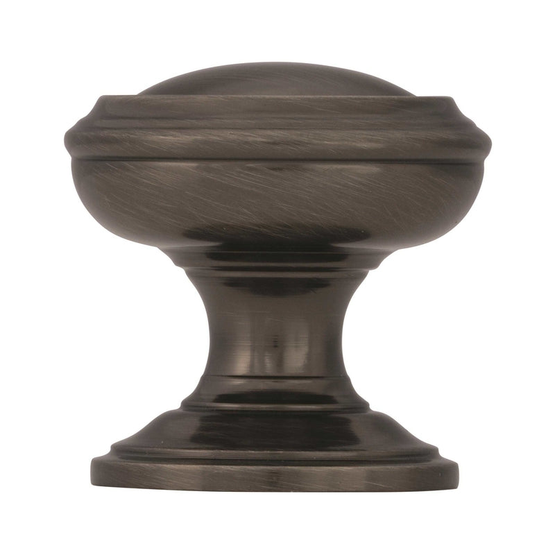 Amerock Classic Industrial Cabinet Knob 1-1/4 in. Gunmetal