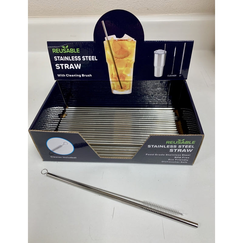 STRAW REUSABLE SS 9"