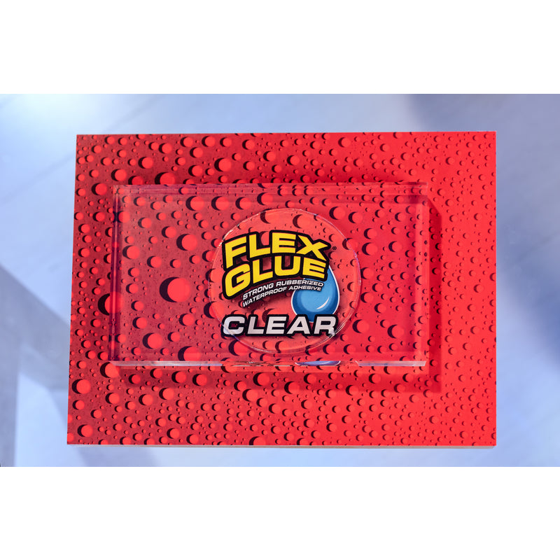 Flex Seal Family of Products Flex Glue Clear Rubberized Waterproof Adhesive 9 oz