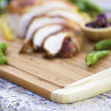 Totally Bamboo Kona Groove 18 in. L X 12.5 in. W X 0.63 in. Bamboo Cutting Board 1 pk
