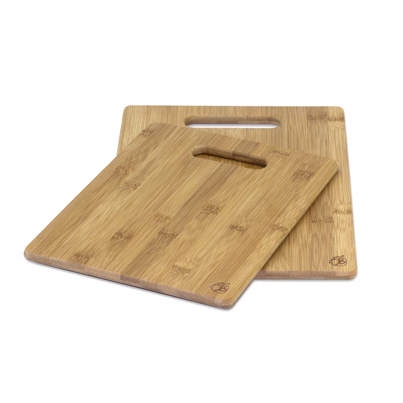 Totally Bamboo 13 in. L X 9.5 in. W X 0.38 in. Bamboo Cutting Board Set 2 pc