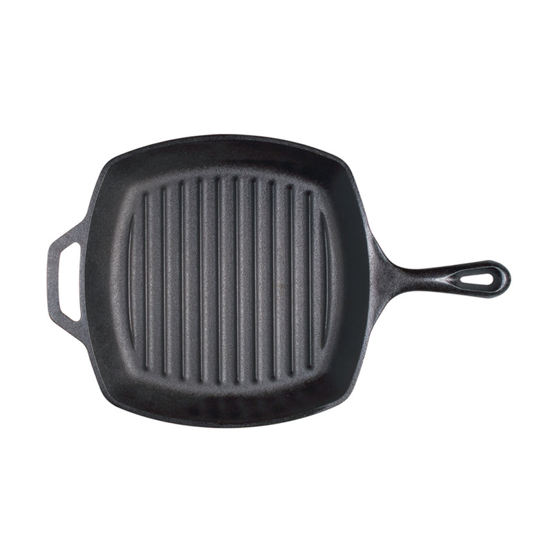 Lodge Cast Iron Grill Pan Black