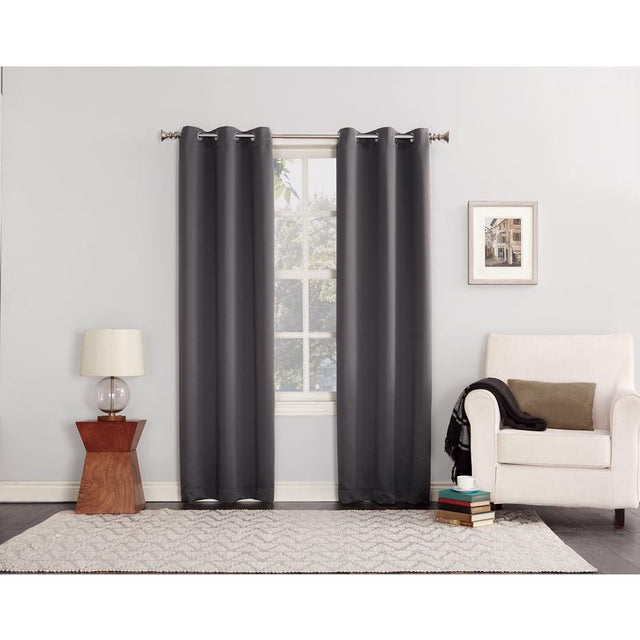NORWICH CURTNS GRY 2PK