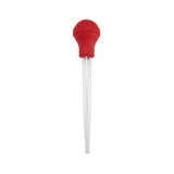 Farberware Red/Clear Plastic/Rubber/Silicone Baster