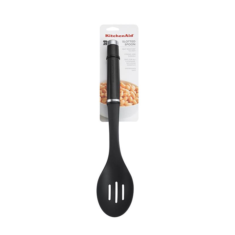 SLOTTED SPOON NYLON BLK
