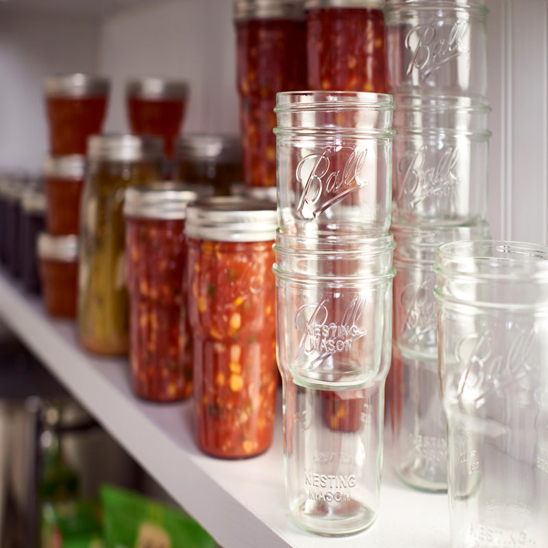 Ball Wide Mouth Nesting Jar 16 oz 4 pk