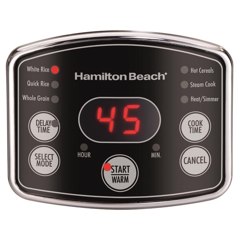 Hamilton Beach Silver 14 cups Programmable Rice Cooker