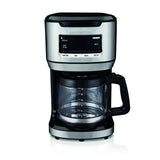 COFFEE MKR BLK/SLV 14CUP