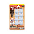 RUBY SLIDERS CLR/RED 8PK