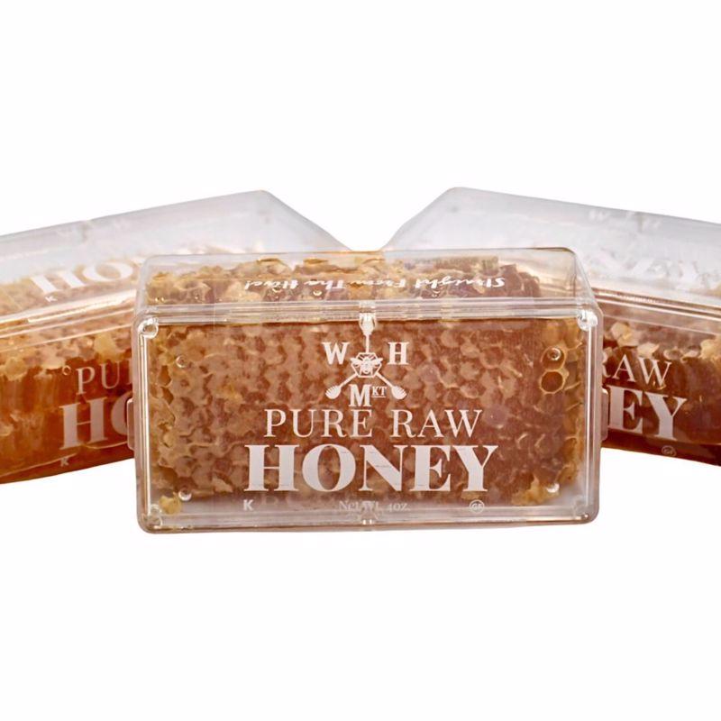 World Honey Market Honey Comb 4 oz Clamshell