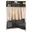 FOAM BRUSH WOOD 8PK