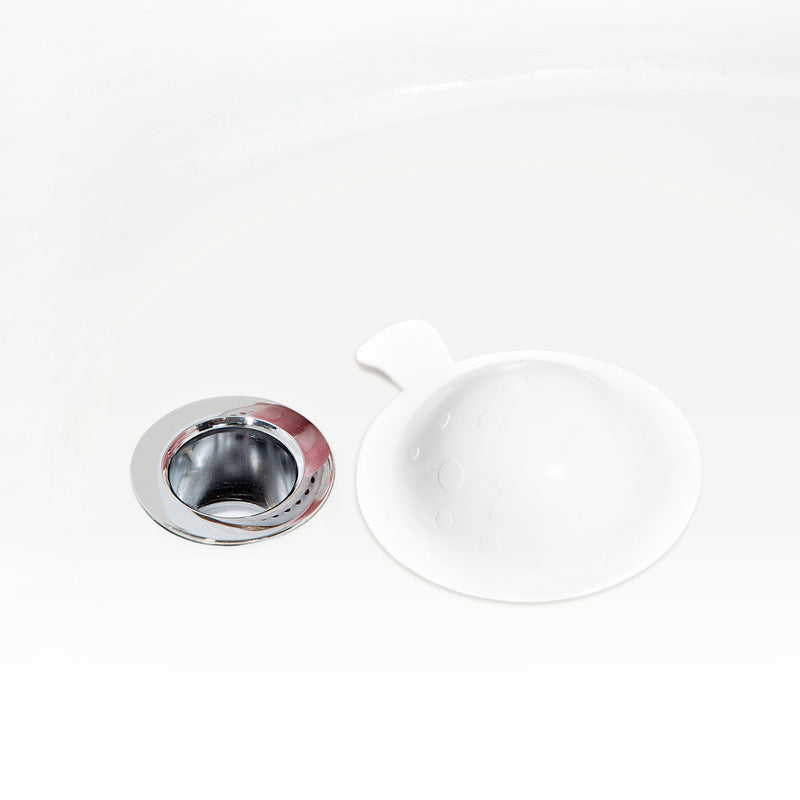 StopShroom 5.75 in. White ABS/TPR Drain Stopper