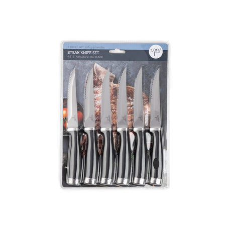 STEAK KNIFE SET SS 6PC