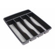 CUTLERY TRAY PLASTIC BLK