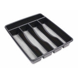 CUTLERY TRAY PLASTIC BLK