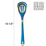 Totally Bamboo Baltique Multicolored Birch Wood Slotted Spoon