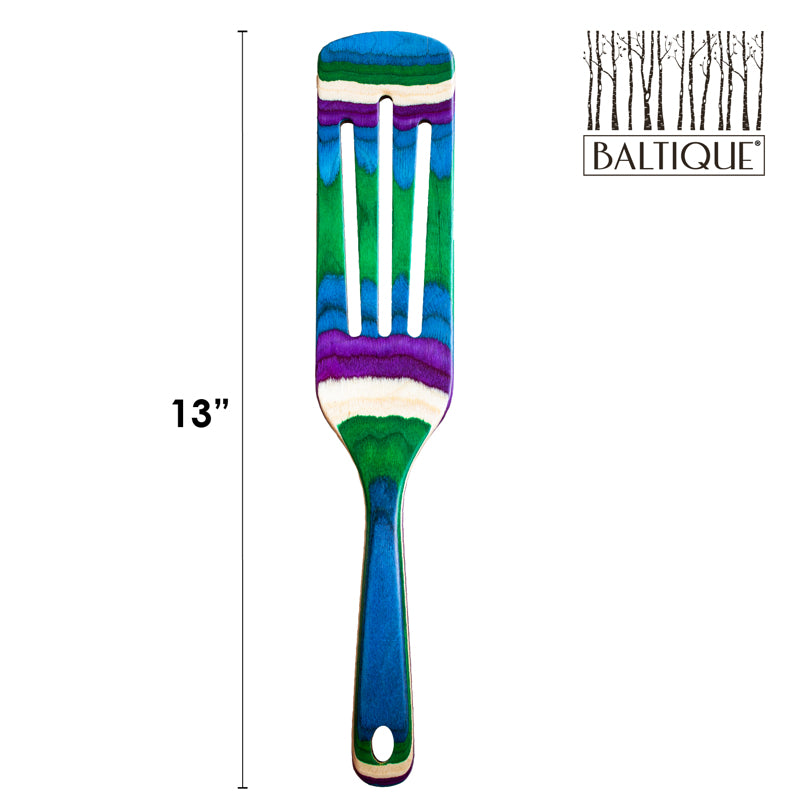 Totally Bamboo Baltique Multicolored Birch Wood Spurtle