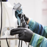 Gloveworks Nitrile Disposable Exam Gloves Medium Black Powder Free 100 pk