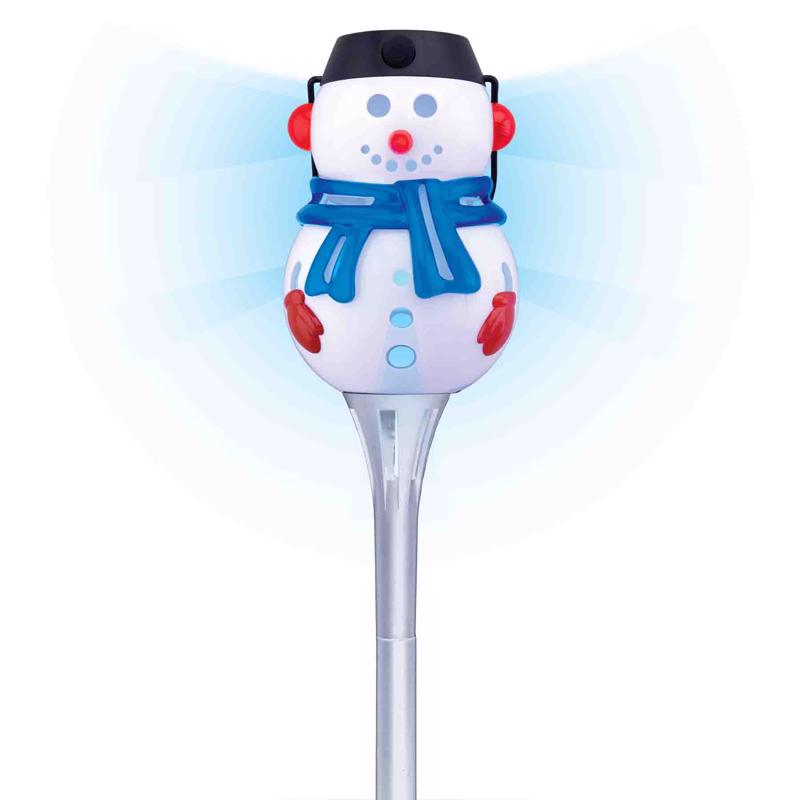 Shawshank LEDz Magic Seasons Shimmering Snowman Flicker Flame Pathway Light 1 pk