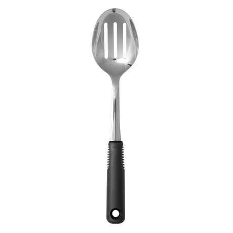 OXO Good Grips Black/Silver Nylon/Stainless Steel Slotted Spoon
